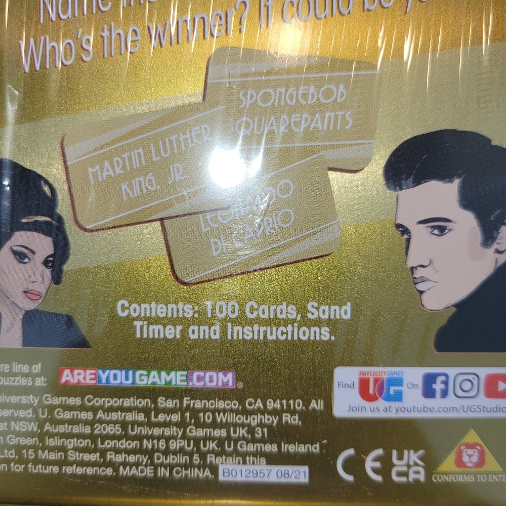 The Celebrity Guessing Fast Famous Fun Game New 4 or More Players Ages 8+ - Picture 6 of 7